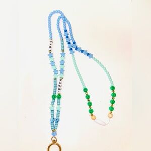 Handmade Beaded Teacher Lanyard!